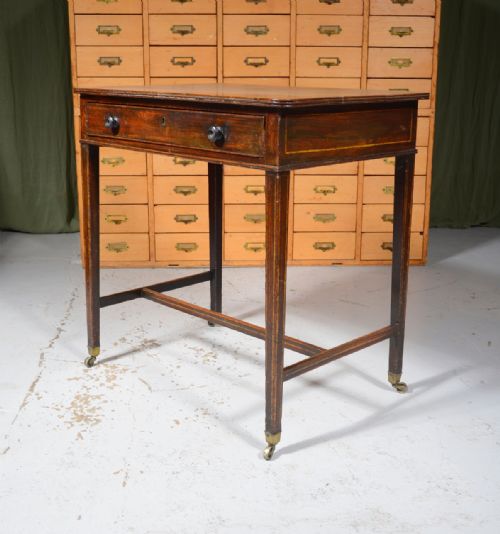 a regency painted side table c1820 - CATEGORY: ANTIQUE TABLES - DATED REGENCY