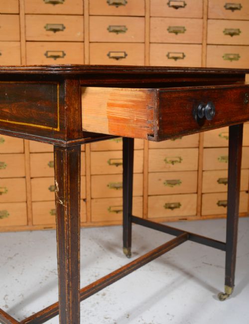 A REGENCY PAINTED SIDE TABLE C1820 - ADDITIONAL PHOTO 5