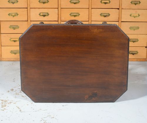 AN AESTHETIC MOVEMENT WALNUT TABLE WITH GALLERY UNDERTIER C1870 - ADDITIONAL PHOTO 4