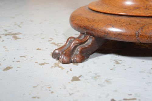 WILLIAM IV ROSEWOOD OCCASIONAL TABLE WITH CANDLE HOLDER C1830 - ADDITIONAL PHOTO 8