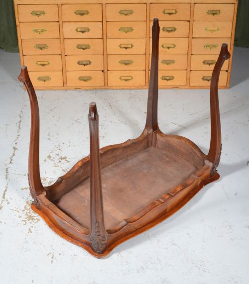 A FRENCH PARQUETRY KINGWOOD OCCASIONAL OR WRITING TABLE C1900 - ADDITIONAL PHOTO 4