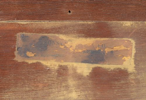 A VICTORIAN SATIN BIRCH KNEEHOLE DESK BY CONSTANTINE CO LEEDS C1850 - ADDITIONAL PHOTO 11