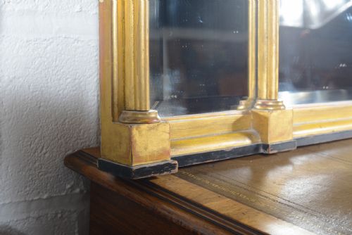 A REGENCY GILT OVERMANTEL TRIPTYCH MIRROR C1820 - ADDITIONAL PHOTO 6