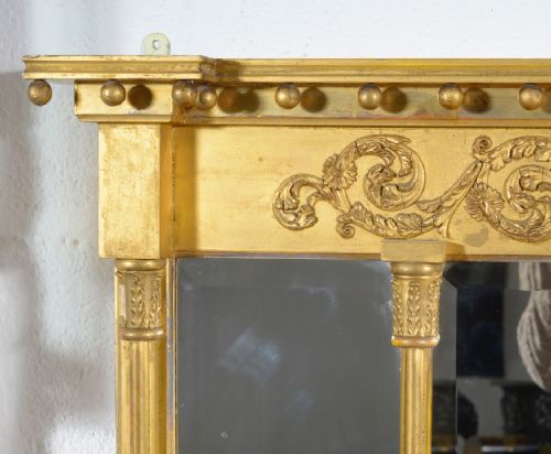 A REGENCY GILT OVERMANTEL TRIPTYCH MIRROR C1820 - ADDITIONAL PHOTO 7