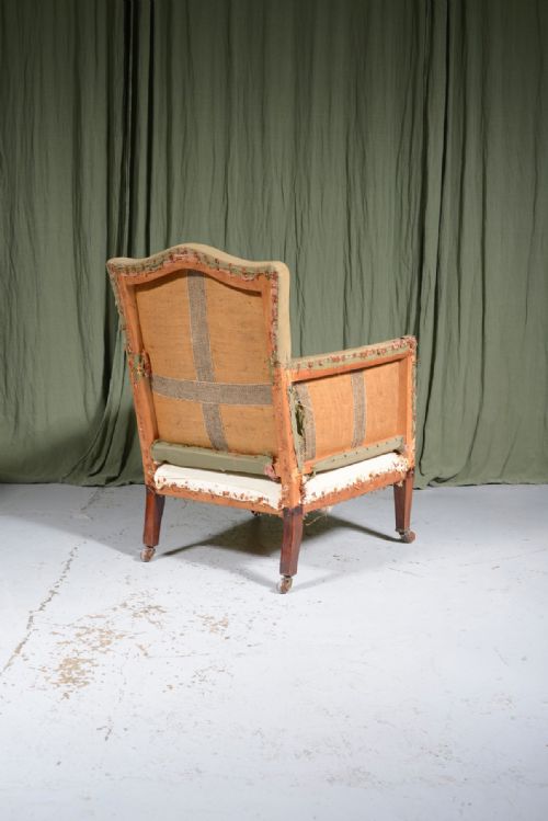 A 19TH CENTURY ARMCHAIR FOR UPHOLSTERY C1850 - ADDITIONAL PHOTO 3