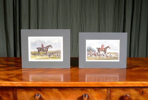 a pair of hand coloured engravings after abraham cooper ra c1850 - CATEGORY: ANTIQUE ART - DATED VICTORIAN