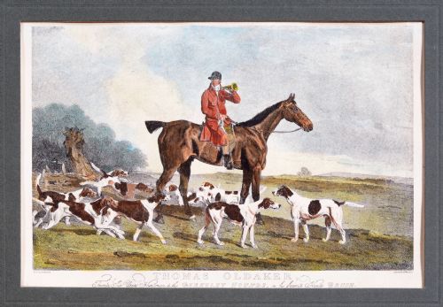 A PAIR OF HAND COLOURED ENGRAVINGS AFTER ABRAHAM COOPER RA C1850 - ADDITIONAL PHOTO 2