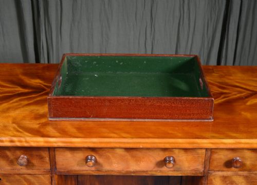 A VICTORIAN MAHOGANY CUTLERY TRAY C1870 - ADDITIONAL PHOTO 1