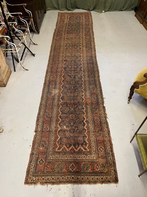 an antique caucasian runner c1900 - CATEGORY: ANTIQUE RUGS - DATED 1900