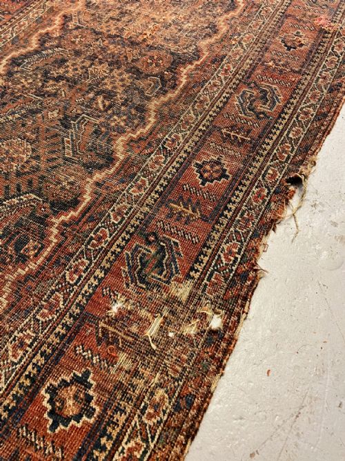 AN ANTIQUE CAUCASIAN RUNNER C1900 - ADDITIONAL PHOTO 6