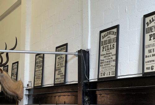 A SET OF SIX ORIGINAL VICTORIAN 'BALDWIN'S PILLS' VINTAGE FRAMED POSTERS C1895 - ADDITIONAL PHOTO 9