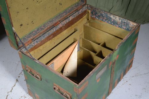 RO LEYCESTER ESQ'S NO 1 IRON BOUND OAK SILVER CHEST BY GARRARD LONDON C1850 - ADDITIONAL PHOTO 7