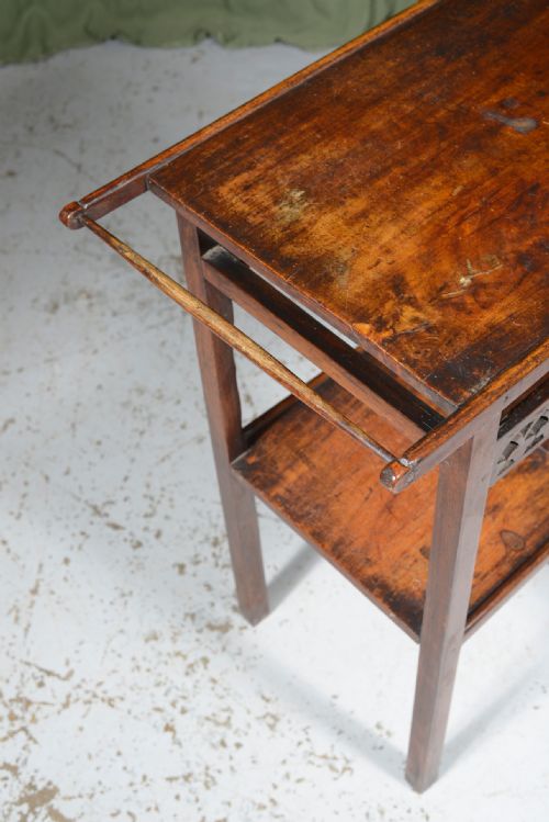 AN ANGLO JAPANESE HEAVY HARDWOOD OCCASIONAL TABLE TO A DESIGN BY EW GODWIN 1870'S - ADDITIONAL PHOTO 5