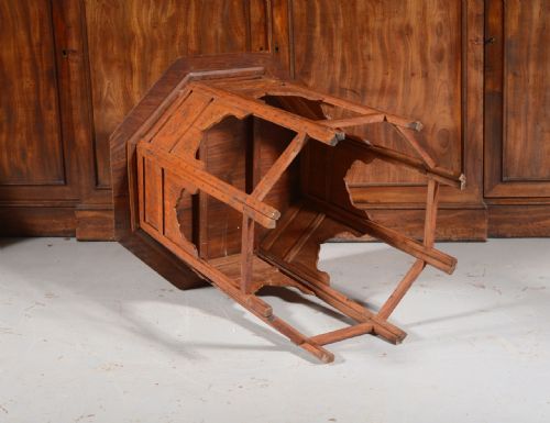 AN INDIAN HOSHIARPUR OCTAGONAL INLAID TABLE C1890 - ADDITIONAL PHOTO 4