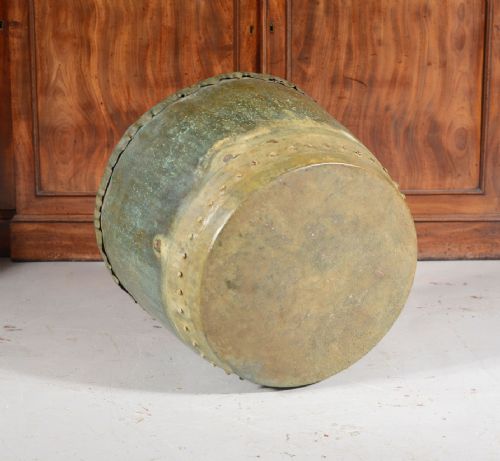 A VICTORIAN PATINATED VERDIGRIS COPPER PLANTER C1850 - ADDITIONAL PHOTO 6