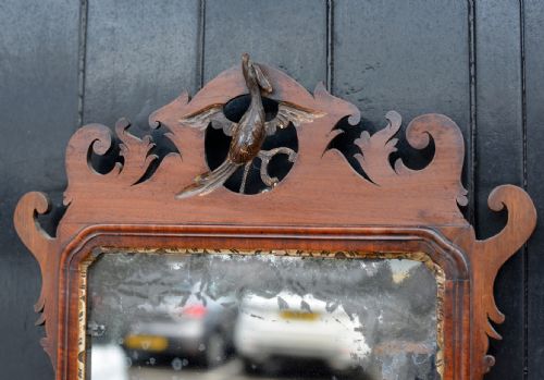 A 19TH CENTURY SWANSEA MIRROR WITH MERCURY PLATE C1840 - ADDITIONAL PHOTO 2