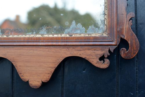 A 19TH CENTURY SWANSEA MIRROR WITH MERCURY PLATE C1840 - ADDITIONAL PHOTO 5