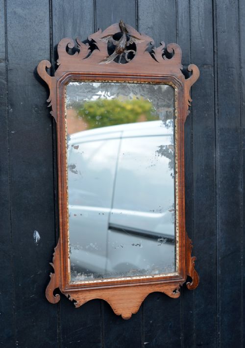 A 19TH CENTURY SWANSEA MIRROR WITH MERCURY PLATE C1840 - ADDITIONAL PHOTO 10
