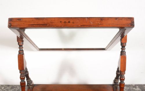AN AESTHETIC MOVEMENT WALNUT SWING TOILET MIRROR ATTRIBUTED TO JAS SHOOLBRED LONDON C1880 - ADDITIONAL PHOTO 3