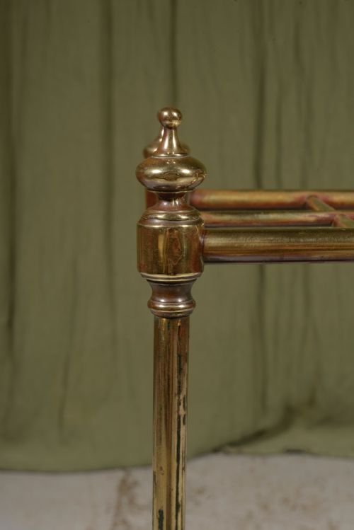 A VICTORIAN BRASS STICK STAND C1850 - ADDITIONAL PHOTO 4