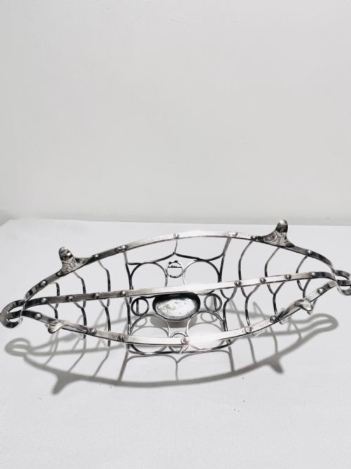 ANTIQUE OLD SHEFFIELD PLATE TOAST RACK AND EGG CRUET - ADDITIONAL PHOTO 8