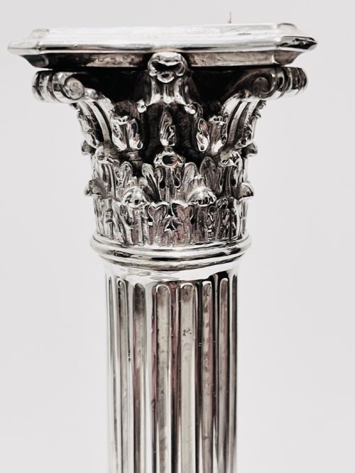 ELKINGTON COMPANY SILVER PLATED CANDLESTICKS C1880 - ADDITIONAL PHOTO 1