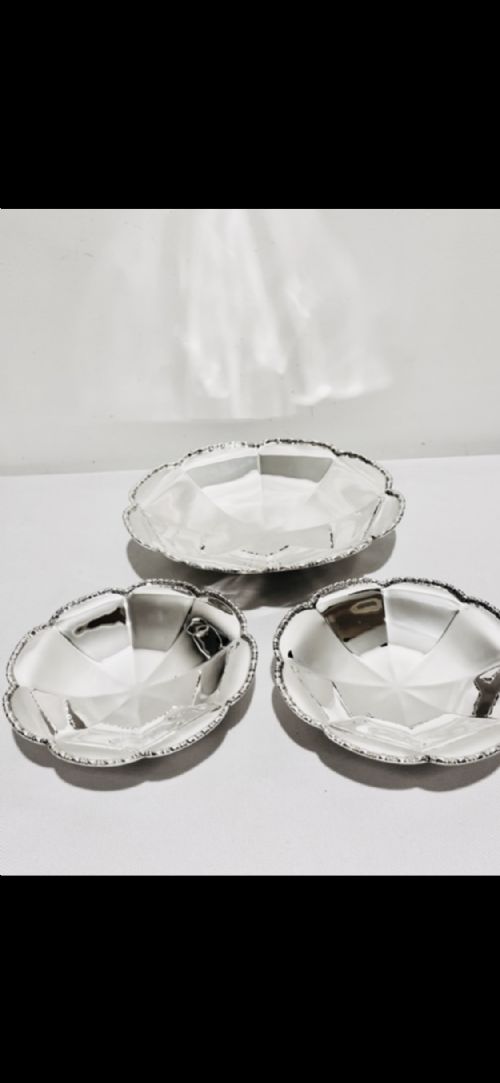 SILVER PLATED EPERGNE WITH REMOVEABLE PLATES C1890 - ADDITIONAL PHOTO 3