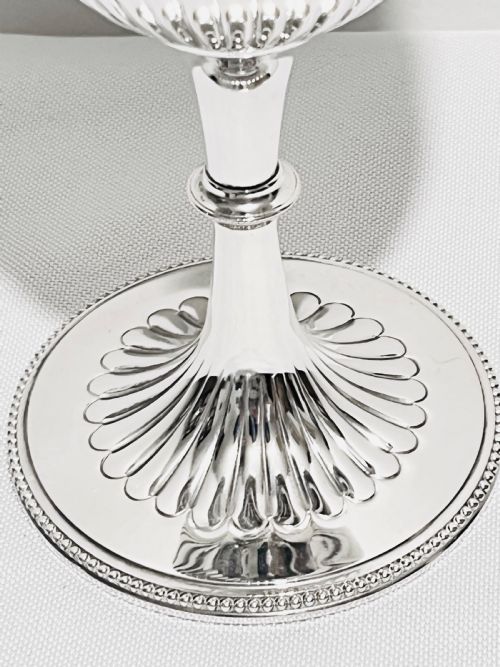 ANTIQUE SILVER PLATED GOBLET BY ATKIN BROTHERS C1900 - ADDITIONAL PHOTO 5