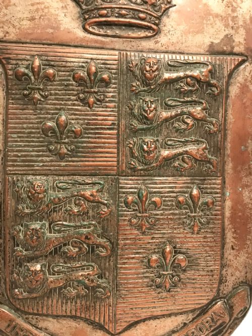 COPPER SHIELD FROM SHREWSBURY SCHOOL - ADDITIONAL PHOTO 3