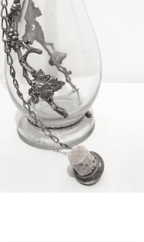 SILVER PLATED GLASS CLARET JUG C1880 - ADDITIONAL PHOTO 8