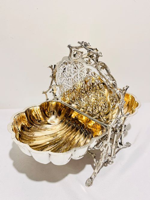 ANTIQUE SILVER PLATED BISCUIT WARMER BY FENTON BROTHERS C1880 - ADDITIONAL PHOTO 2