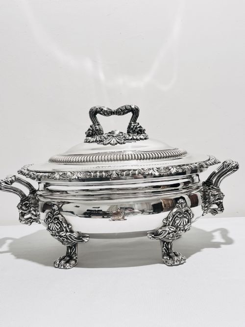 matthew boulton c1810 old sheffield silver plate soup tureen - CATEGORY: ANTIQUE SILVER - DATED 1800