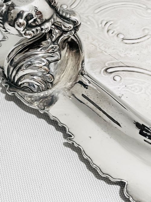 OLD SHEFFIELD SILVER PLATE TRAY C1830 - ADDITIONAL PHOTO 8