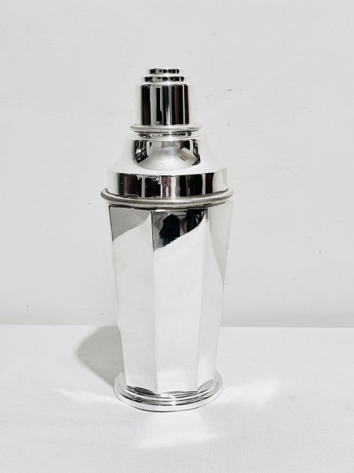 art deco cocktail shaker c1920 by thomas wilkinson sons - CATEGORY: ANTIQUE SILVER - DATED 1920