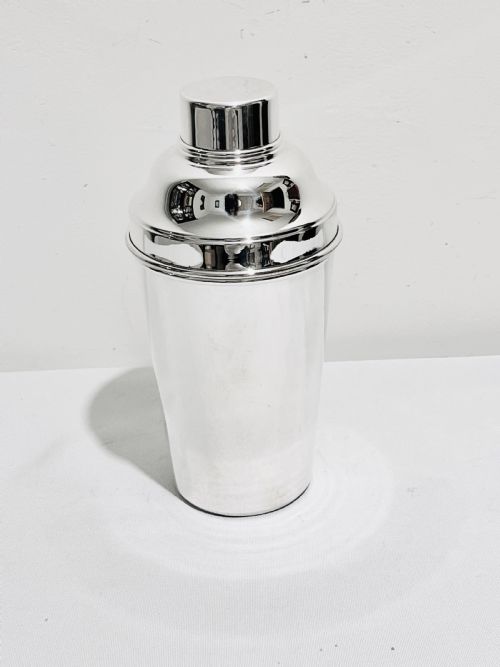 silver plated cocktail shaker c1940 by ph vogel - CATEGORY: ANTIQUE SILVER - DATED 1940