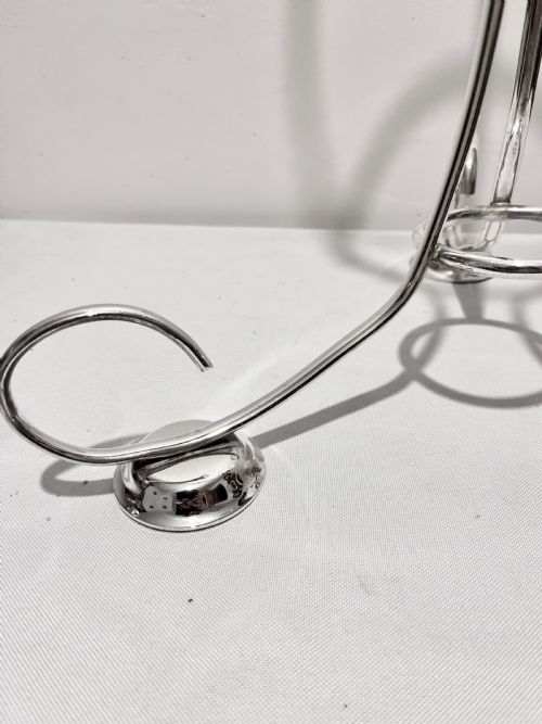 ANTIQUE FLOOR STANDING WINE BUCKET STAND C1920 BY WALKER HALL - ADDITIONAL PHOTO 1