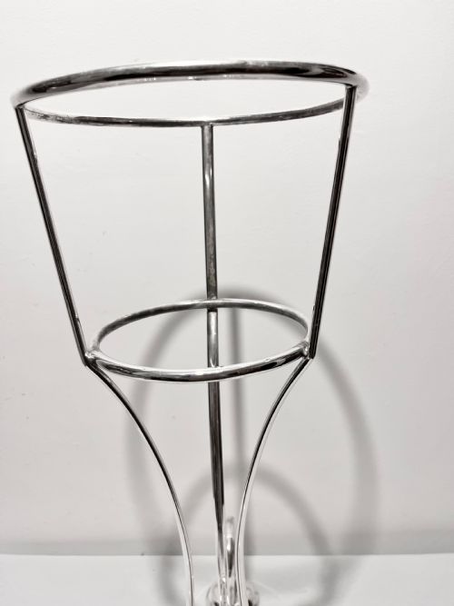 ANTIQUE FLOOR STANDING WINE BUCKET STAND C1920 BY WALKER HALL - ADDITIONAL PHOTO 3