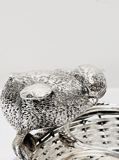 NOVELTY SILVER PLATED CRUET BY MAPPIN WEBB C1880 - ADDITIONAL PHOTO 2