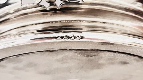PAIR OF ANTIQUE SILVER PLATED COASTERS C1880 - ADDITIONAL PHOTO 5