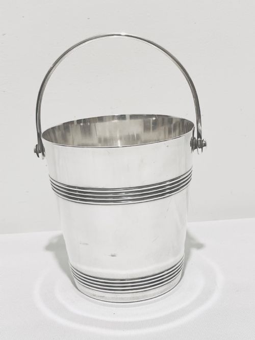 christofle antique silver plated ice pail or bucket - CATEGORY: ANTIQUE SILVER - DATED 1900