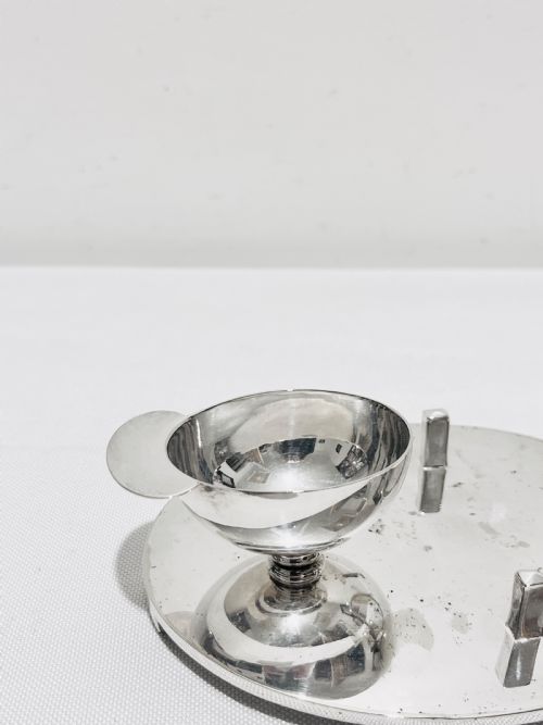 VICTORIAN C1880 ANTIQUE SILVER PLATED NOVELTY CRUET OF EQUESTRIAN INTEREST - ADDITIONAL PHOTO 3
