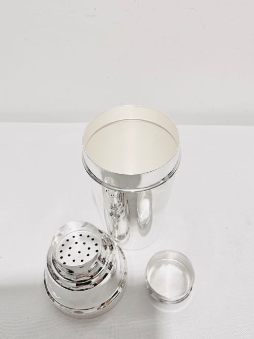 MAPPIN WEBB SILVER PLATED COCKTAIL SHAKER C1930 - ADDITIONAL PHOTO 2