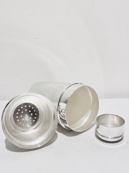 MAPPIN WEBB SILVER PLATED COCKTAIL SHAKER C1930 - ADDITIONAL PHOTO 3