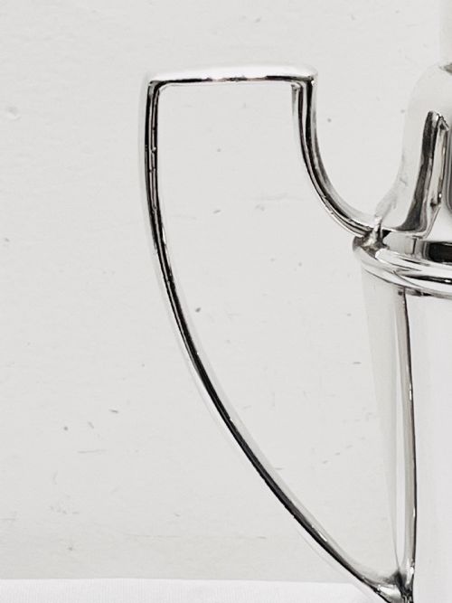 NOVELTY SILVER PLATED COCKTAIL SHAKER BY ASPREY CO C1930 - ADDITIONAL PHOTO 2