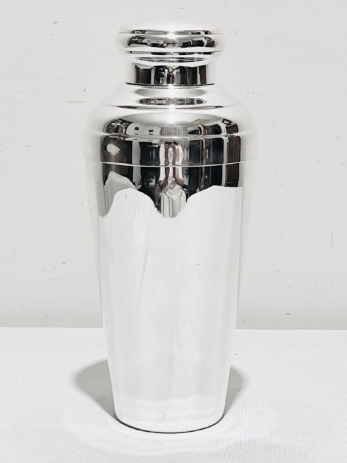 antique silver plated cocktail shaker by ercuis of france c1920 - CATEGORY: ANTIQUE SILVER - DATED 1920