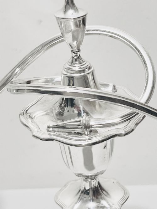 PAIR OF ANTIQUE WALKER HALL SILVER PLATED CANDELABRA - ADDITIONAL PHOTO 2