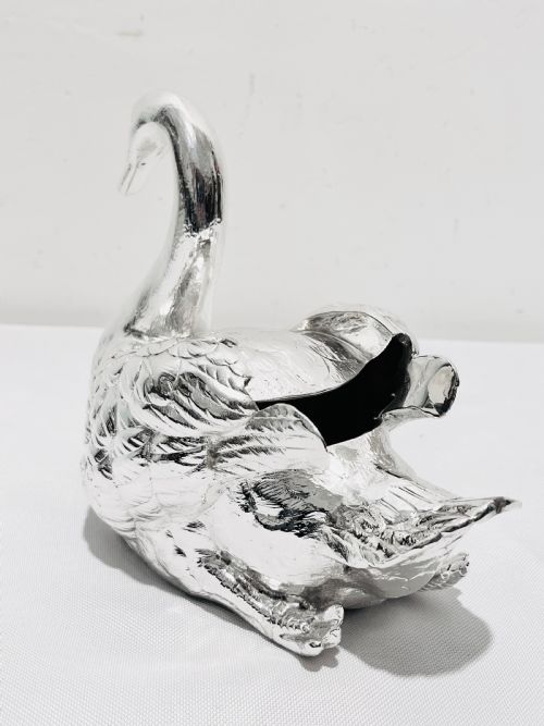 ANTIQUE NOVELTY SILVER PLATED SPOON WARMER - ADDITIONAL PHOTO 1