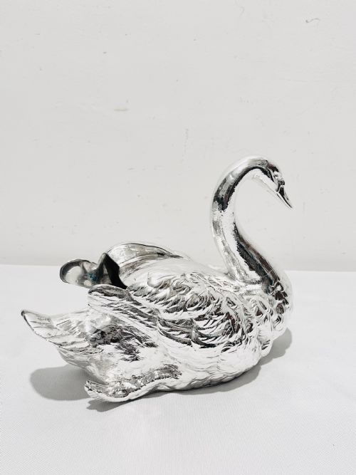 ANTIQUE NOVELTY SILVER PLATED SPOON WARMER - ADDITIONAL PHOTO 2