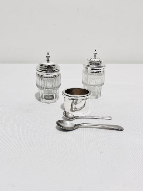 ANTIQUE SILVER PLATED NOVELTY DOG CRUET C1880 - ADDITIONAL PHOTO 5