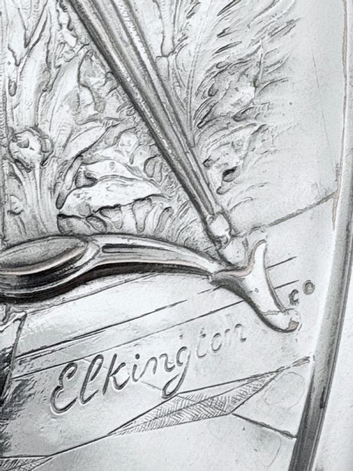 ELKINGTON CO ANTIQUE SILVER PLATE ELECTROTYPE C1870 - ADDITIONAL PHOTO 12